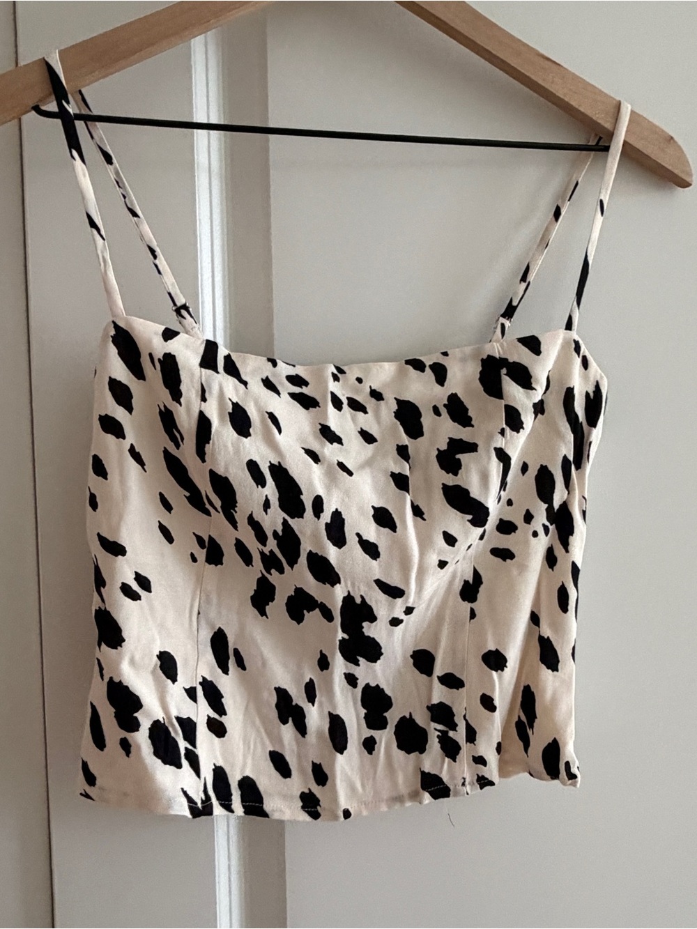 Reformation Dalmatian Print Top
